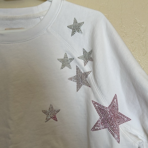 Zadig & Voltaire Upper Stars Strass 100% Cotton - Picture 2 of 7